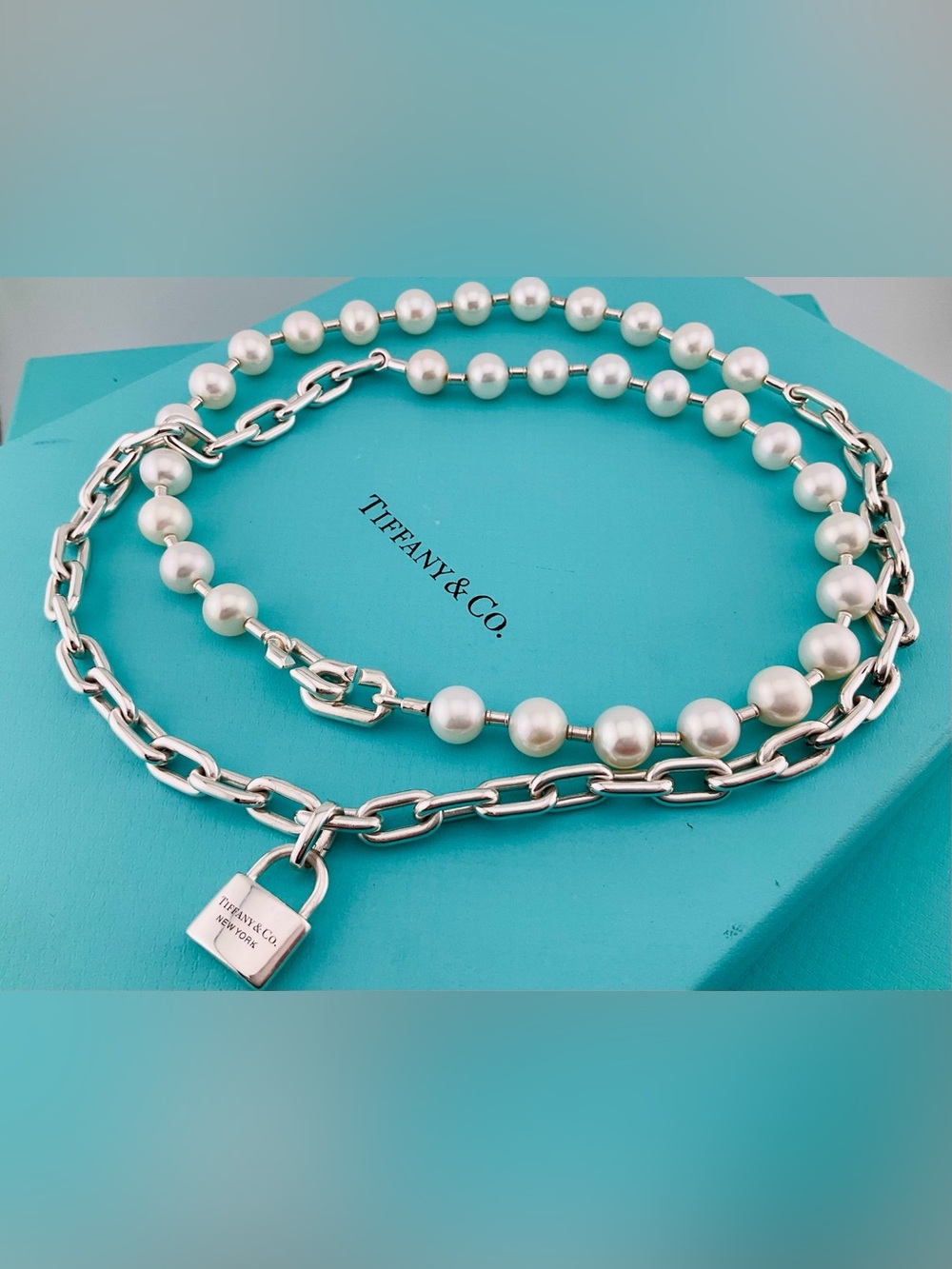 Tiffany Hardwear Pearls Wrap Necklace